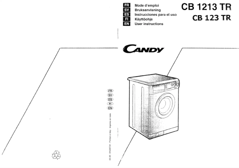 Image de la première page du manuel de l'appareil LB CB1213TRE