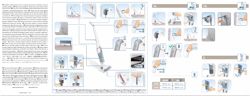 Page n°1 - Manuel utilisateur Tefal Air Force Light TY6543KL