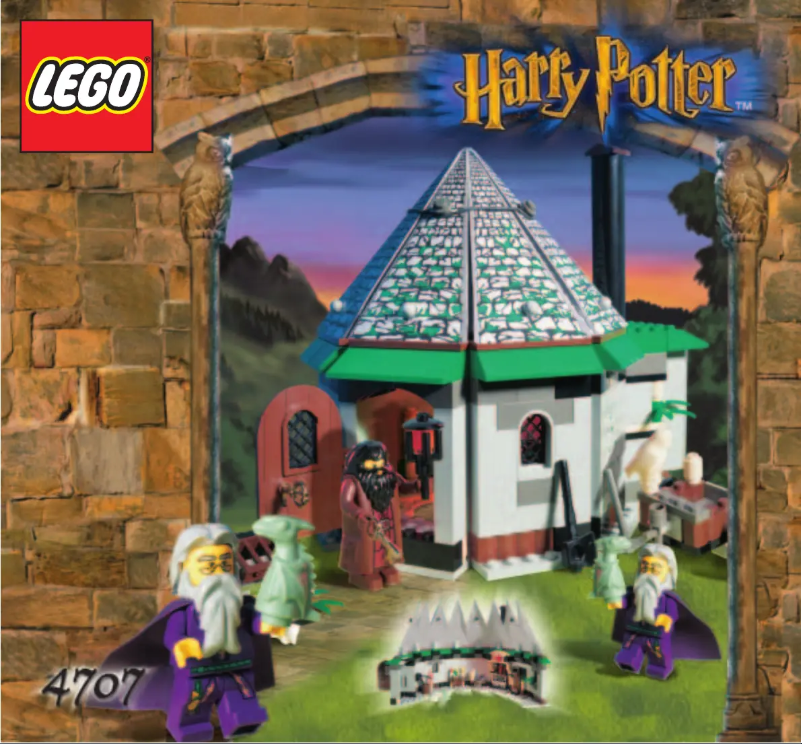 Page 1 de la notice Manuel utilisateur Lego Hagrid's Hut