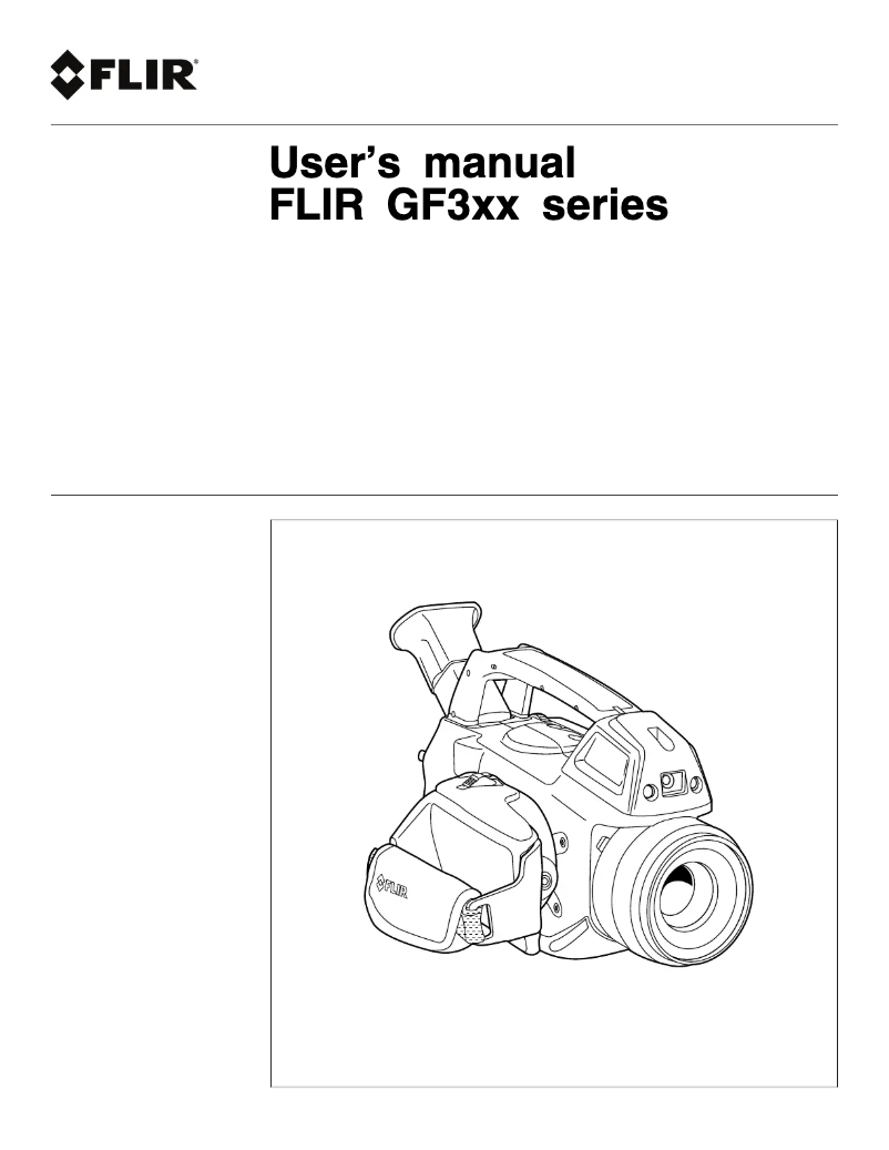 Page 1 de la notice Manuel utilisateur FLIR GF300