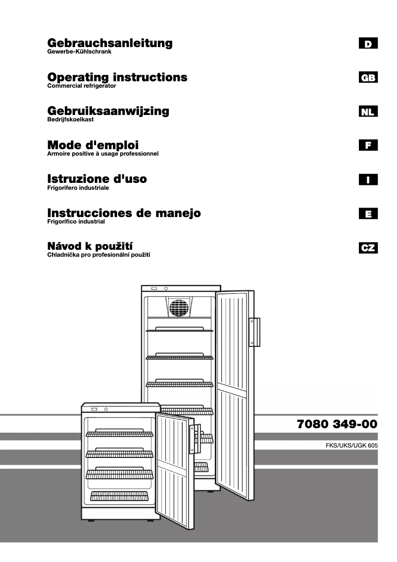 Page n°1 - Manuel utilisateur Liebherr FKS 5002
