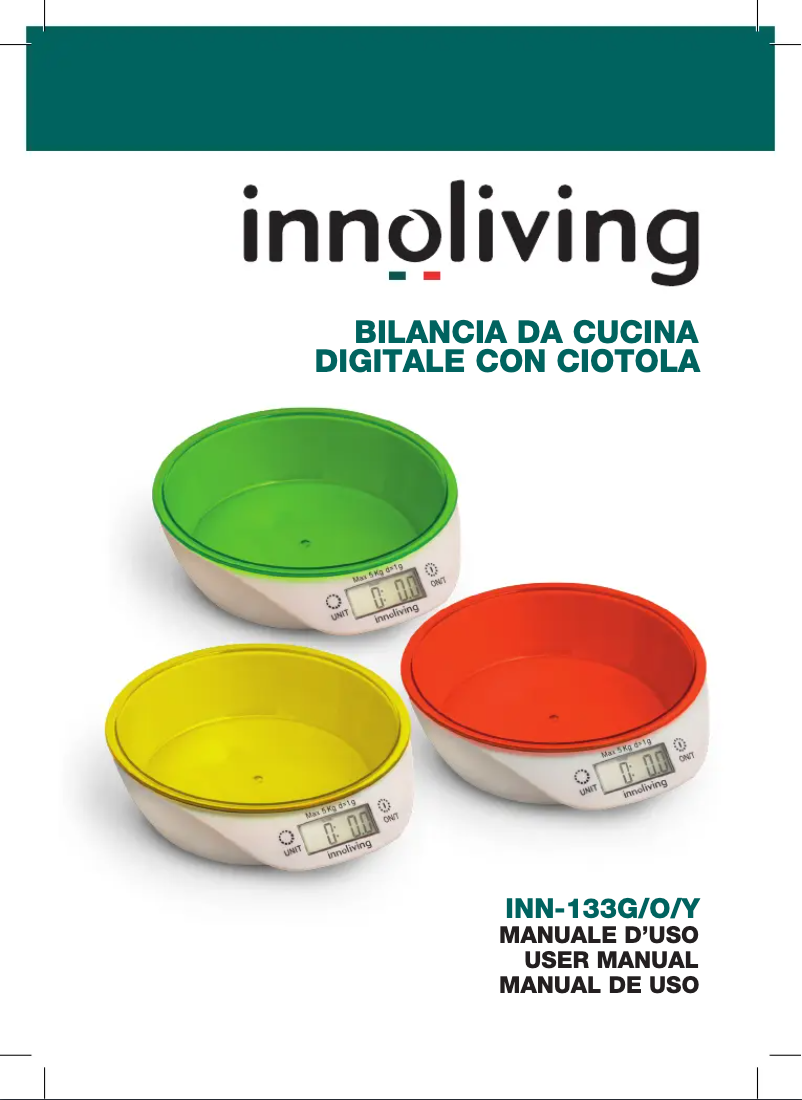 Page 1 of the manual User Manual Innoliving INN-133