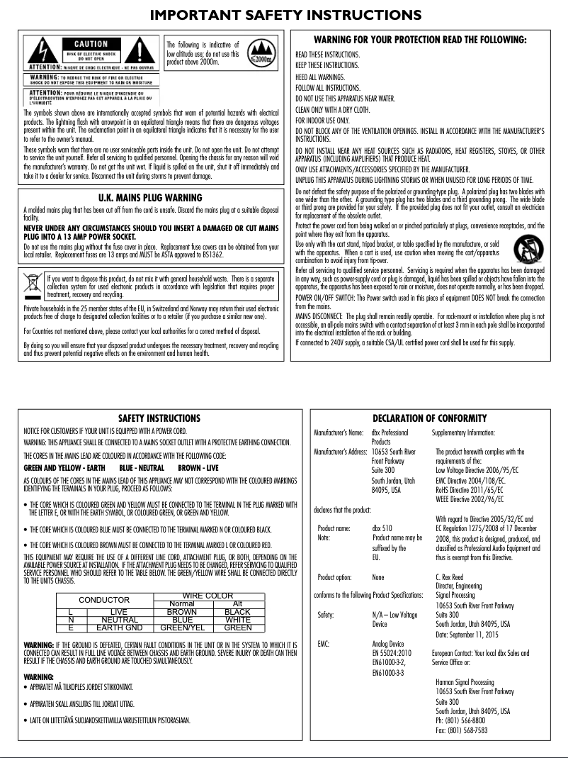 Image de la première page du manuel de l'appareil 510