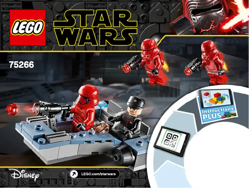 Page 1 de la notice Manuel utilisateur Lego Star Wars 75266