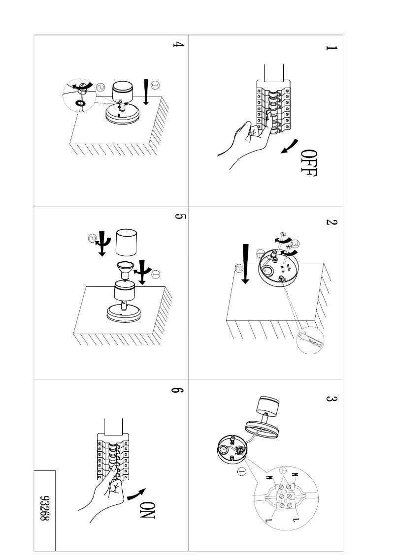 Page 1 de la notice Manuel utilisateur Eglo Stockholm 1