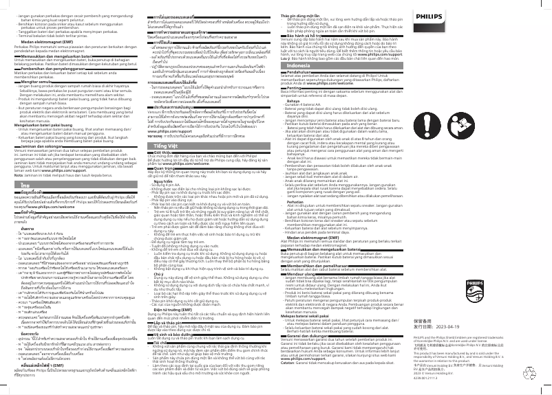 Page 1 of the manual Brochure Philips GCA1000