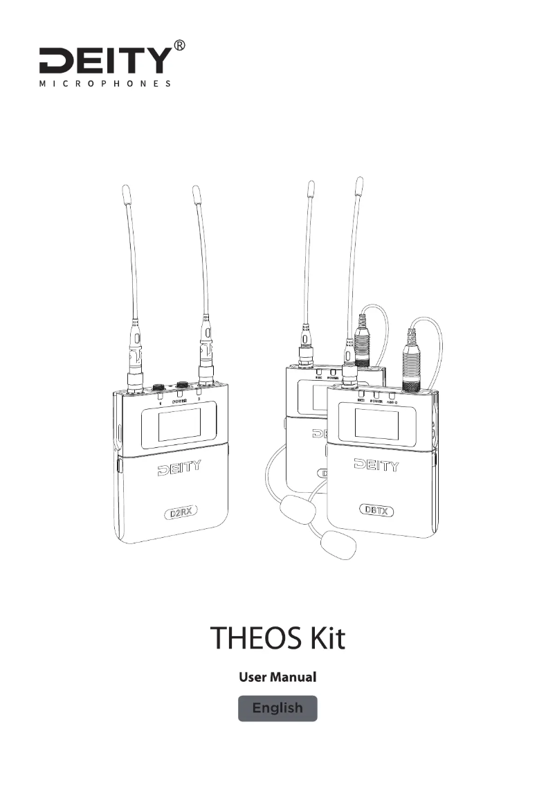 Imagen de la primera página del manual del dispositivo Deity Theos