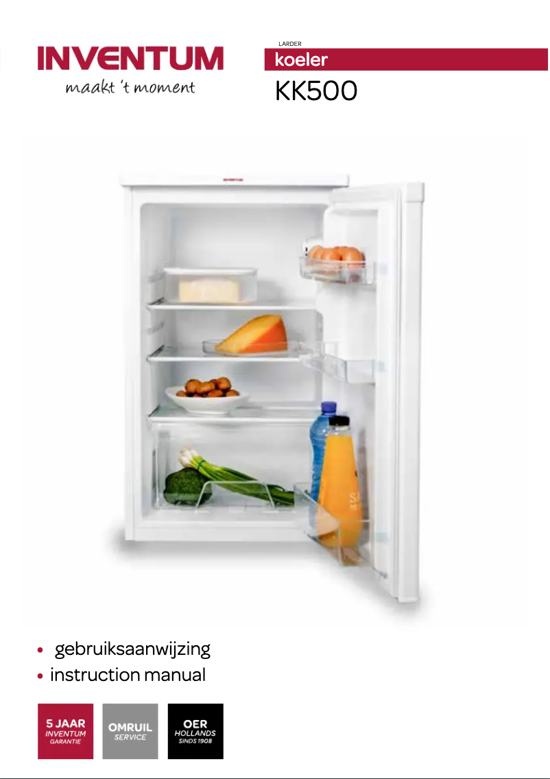 Page n°1 - Manuel utilisateur Inventum KK500