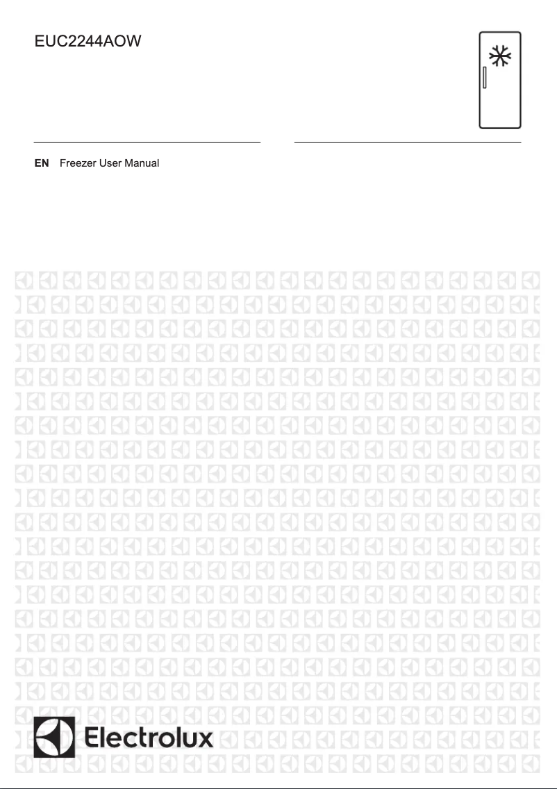 Page 1 de la notice Manuel utilisateur Electrolux EUC2244AOW