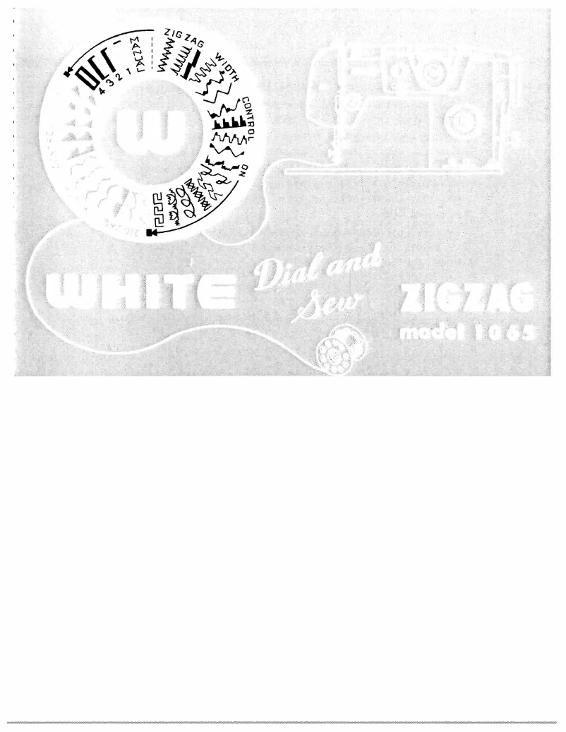Image de la première page du manuel de l'appareil W1065