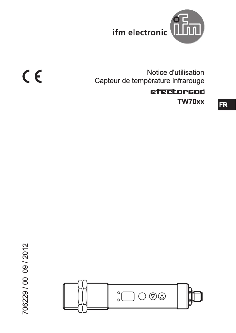 Page n°1 - Manuel utilisateur IFM TW7001