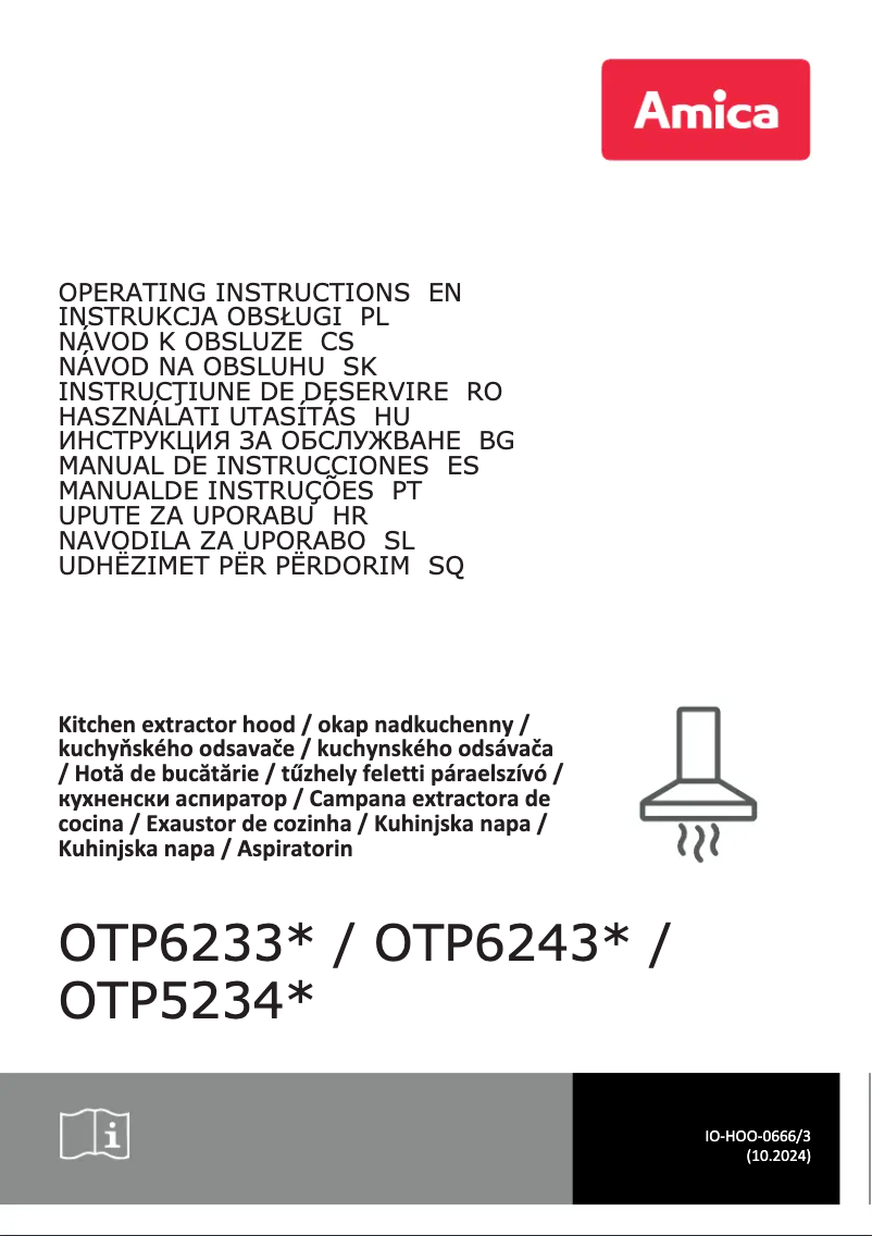 Page n°1 - Manuel utilisateur Amica OTP5234I