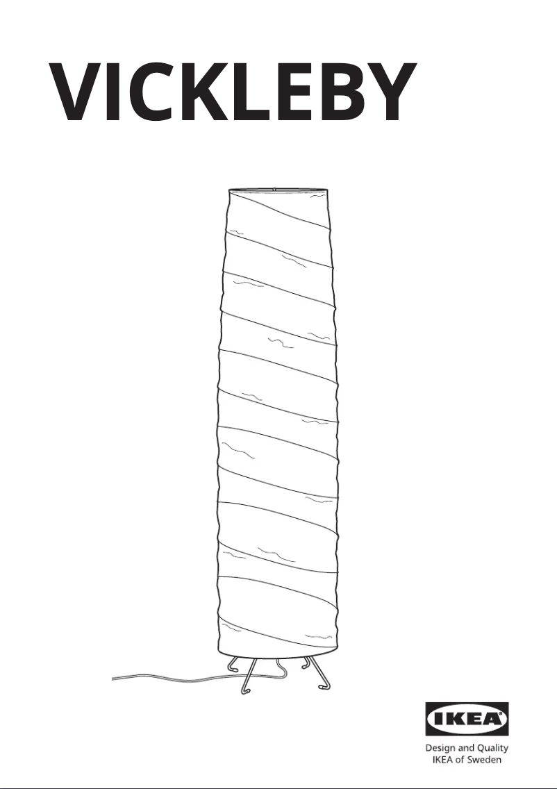 Image de la première page du manuel de l'appareil VICKLEBY 205.242.10