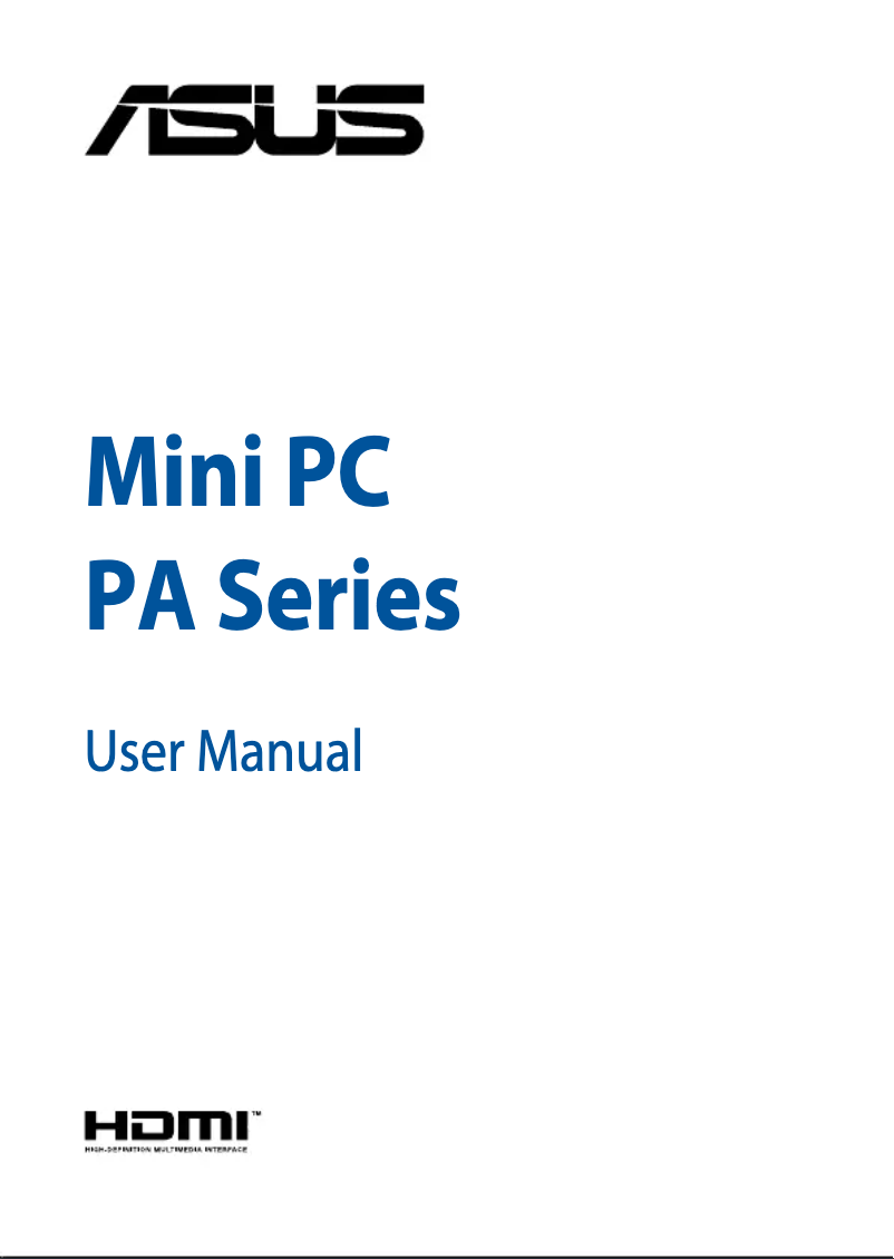 Page n°1 - Manuel utilisateur Asus ProArt PA90