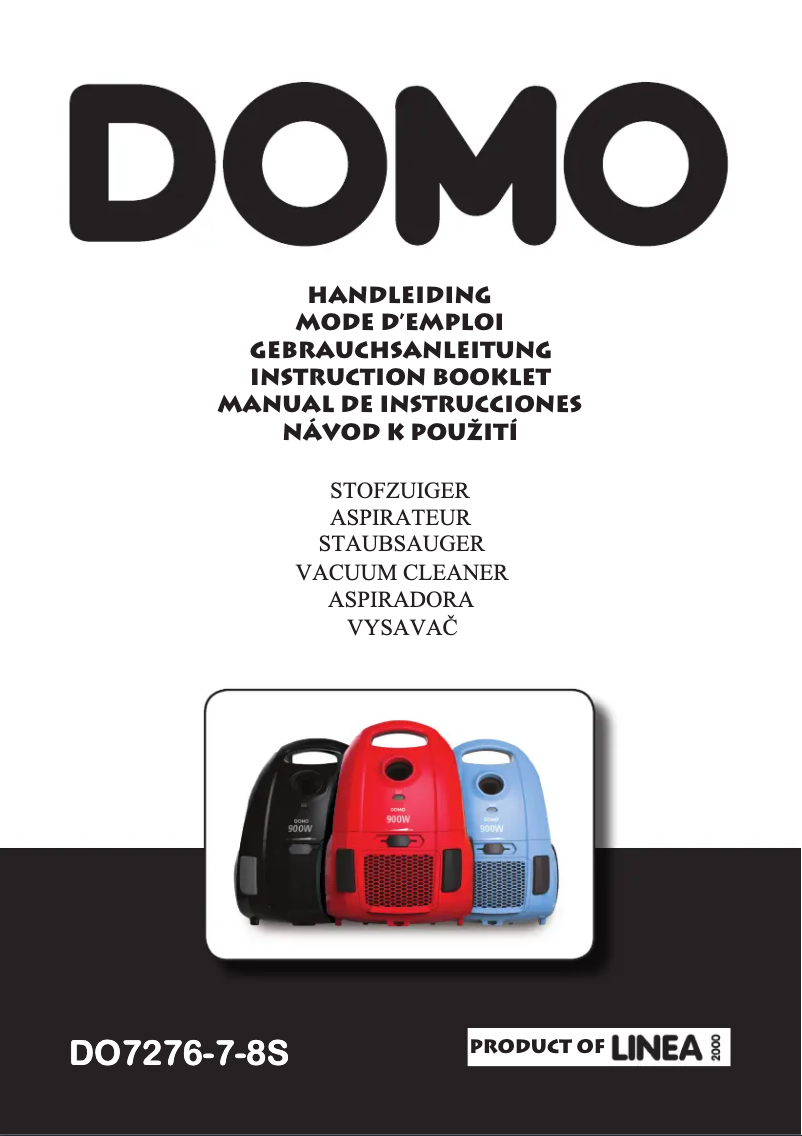 Page 1 de la notice Manuel utilisateur Domo DO7277S