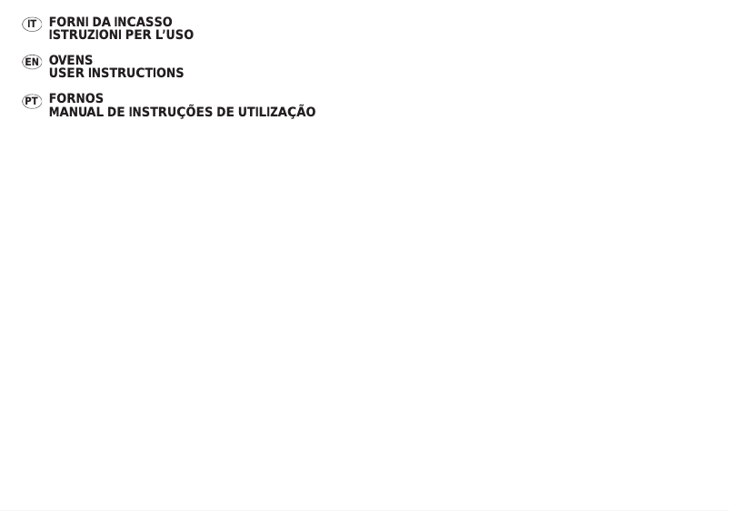 Page 1 de la notice Manuel utilisateur Candy FL100/1N