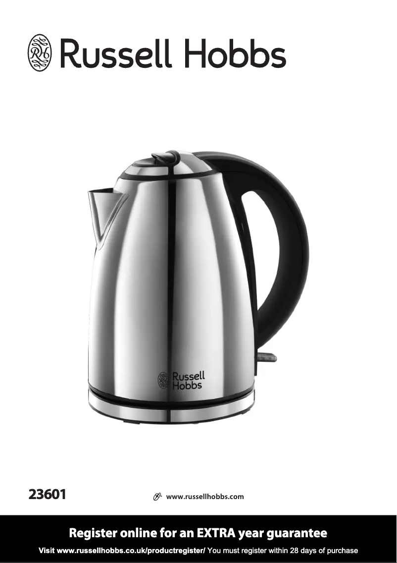 Image de la première page du manuel de l'appareil Henley 23601