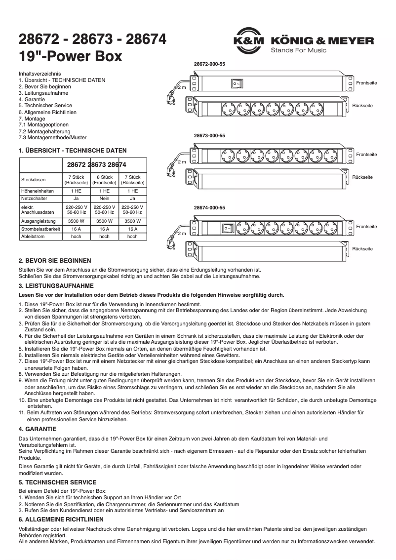 Image de la première page du manuel de l'appareil Power Box 28673