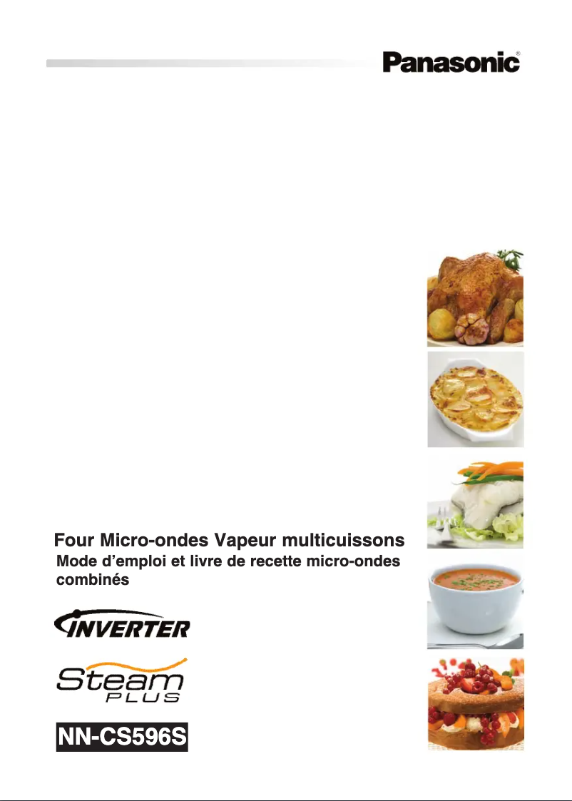 Image de la première page du manuel de l'appareil NN-CS596