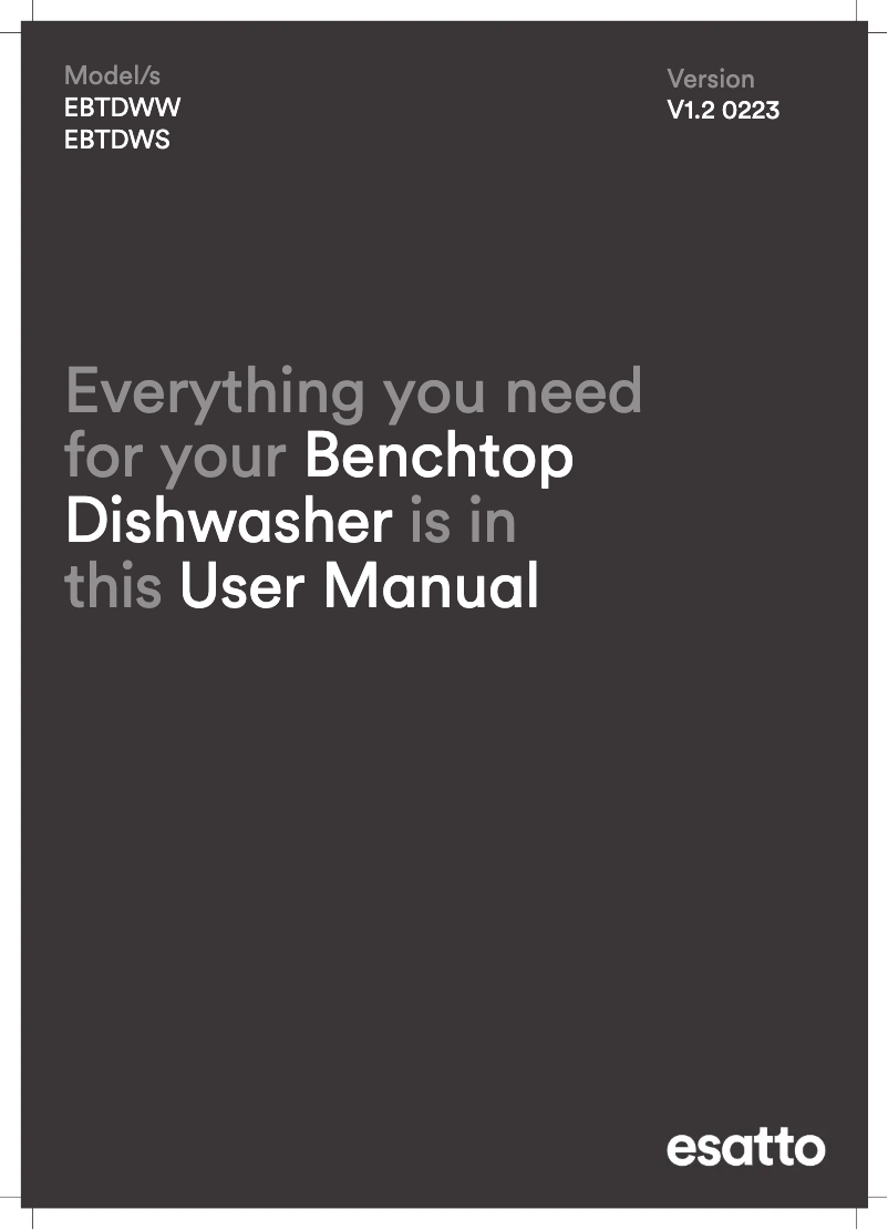 Página 1 del manual Manual de usuario Esatto EBTDWS
