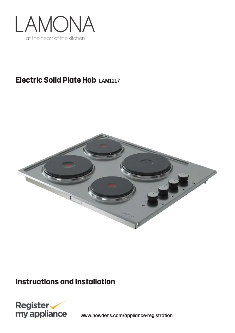 Image de la première page du manuel de l'appareil LAM1217