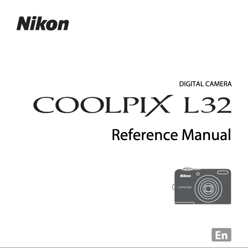 Image de la première page du manuel de l'appareil Coolpix L32