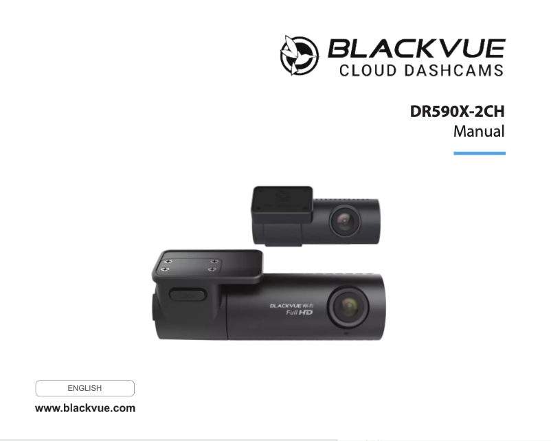 Page n°1 - Manuel utilisateur BlackVue DR590X-2CH