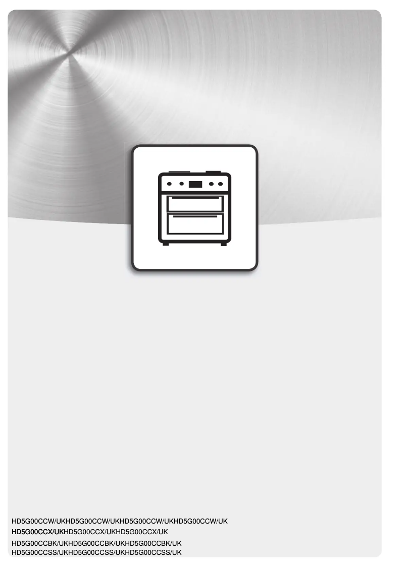 Page n°1 - Instructions / montage Hotpoint HD5G00CCBK/UK