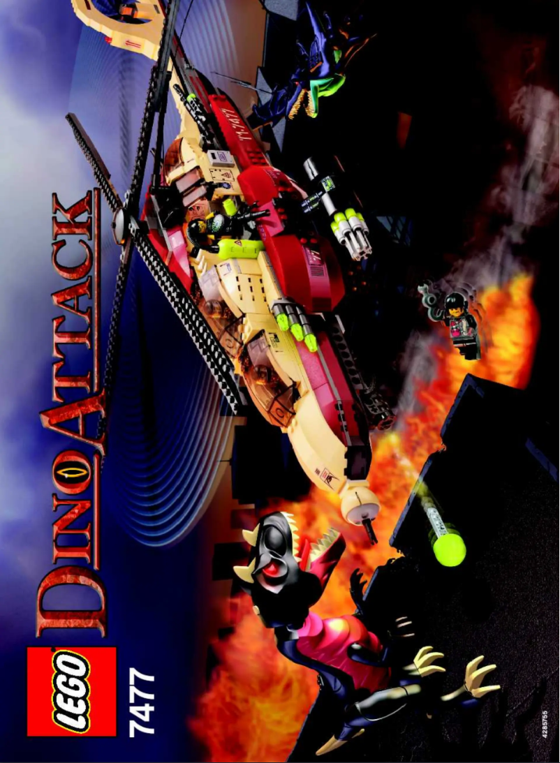 Página 1 del manual Manual de usuario Lego T-1 Typhoon vs. T-Rex