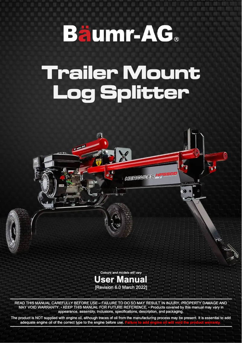 Página 1 del manual Manual de usuario Baumr-AG Hercules HDS800