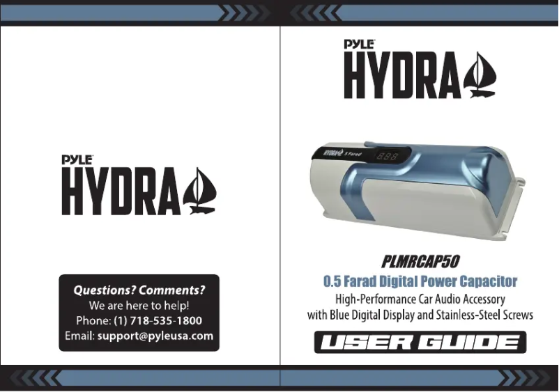 Page 1 de la notice Manuel utilisateur Pyle PLMRCAP50