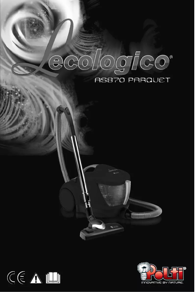 Page n°1 - Manuel utilisateur Polti Lecologico AS870 Parquet