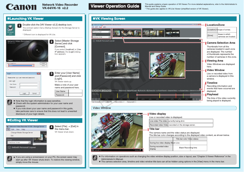 Image de la première page du manuel de l'appareil VK-16 v2.2
