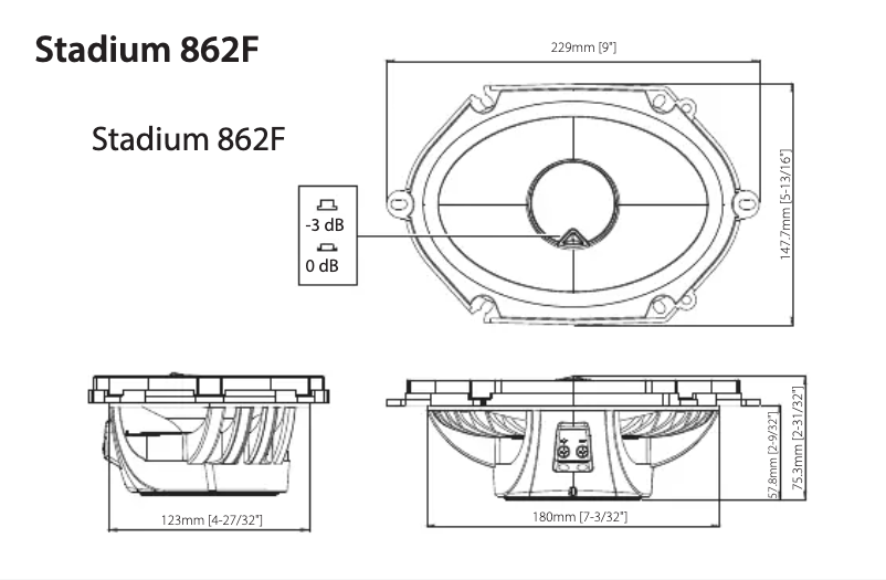 Page 1 de la notice Manuel utilisateur JBL Stadium 862F