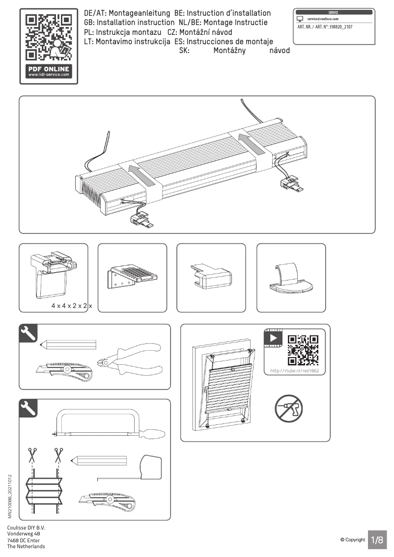 Page 1 de la notice Manuel utilisateur Livarno Lux IAN 398820