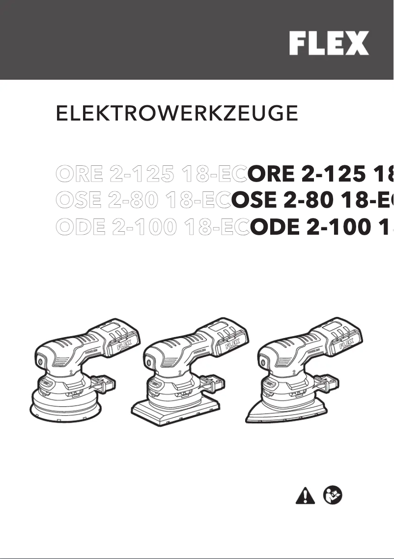 Page n°1 - Manuel utilisateur Flex OSE 2-80 18-EC