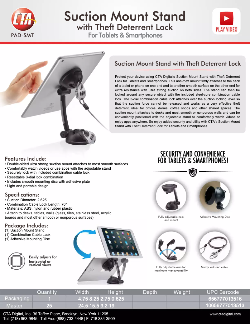 Image de la première page du manuel de l'appareil PAD-SMT