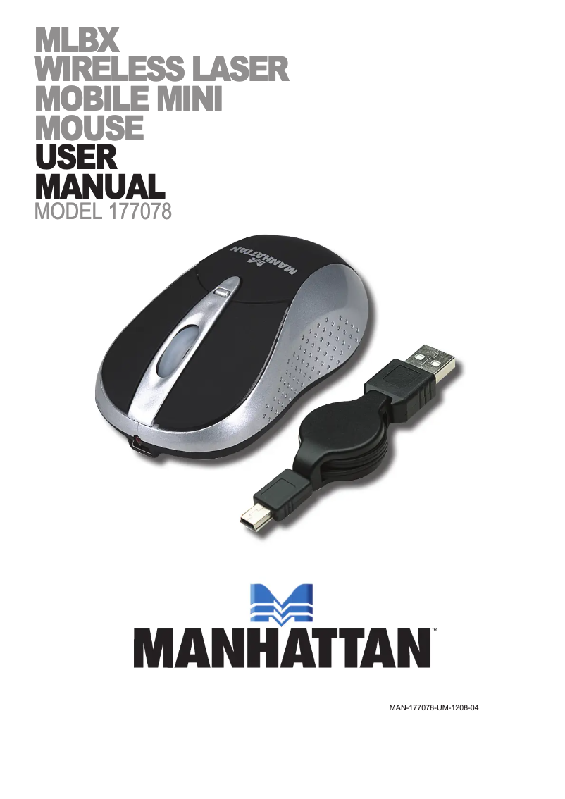Page 1 de la notice Manuel utilisateur Manhattan 177078
