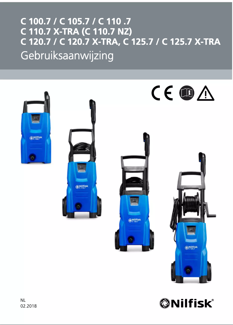 Page 1 de la notice Manuel utilisateur Nilfisk C 125.7-6 PAD X-TRA