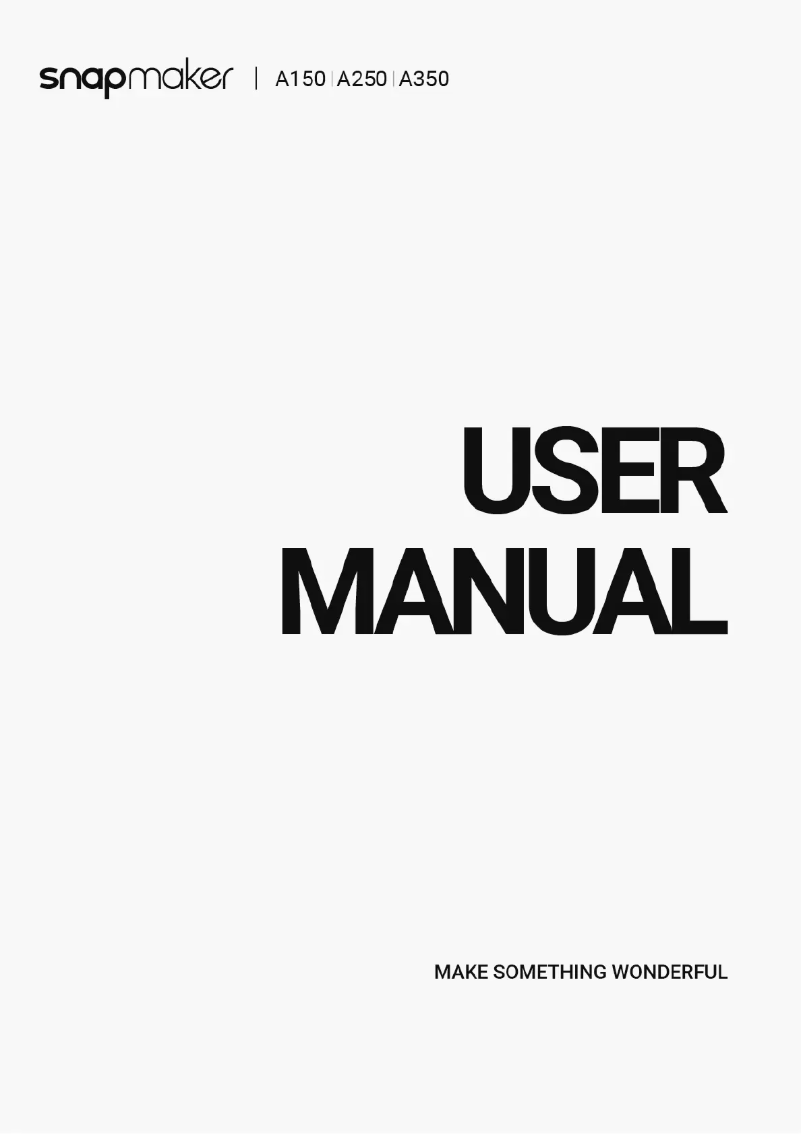 Image de la première page du manuel de l'appareil A250