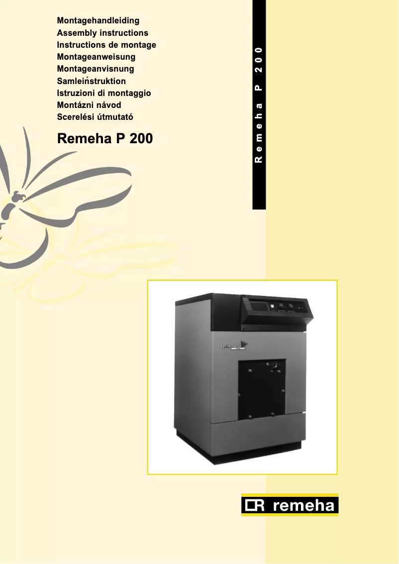 Image de la première page du manuel de l'appareil P 2000