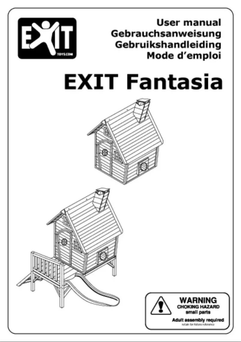 Page 1 de la notice Manuel utilisateur Exit Toys Fantasia