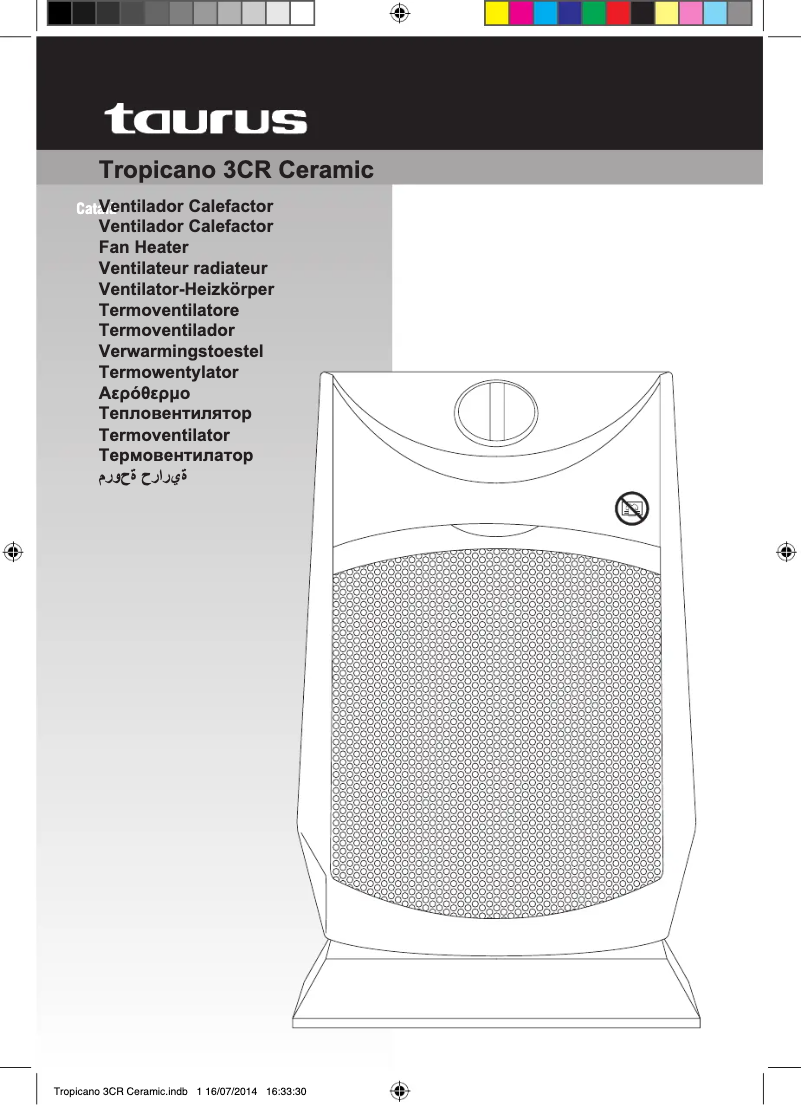 Page n°1 - Manuel utilisateur Taurus Tropicano 3CR Ceramic