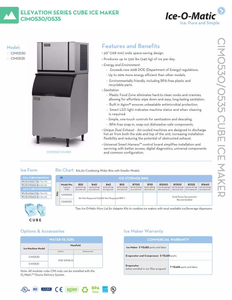 Image de la première page du manuel de l'appareil CIM0530FA