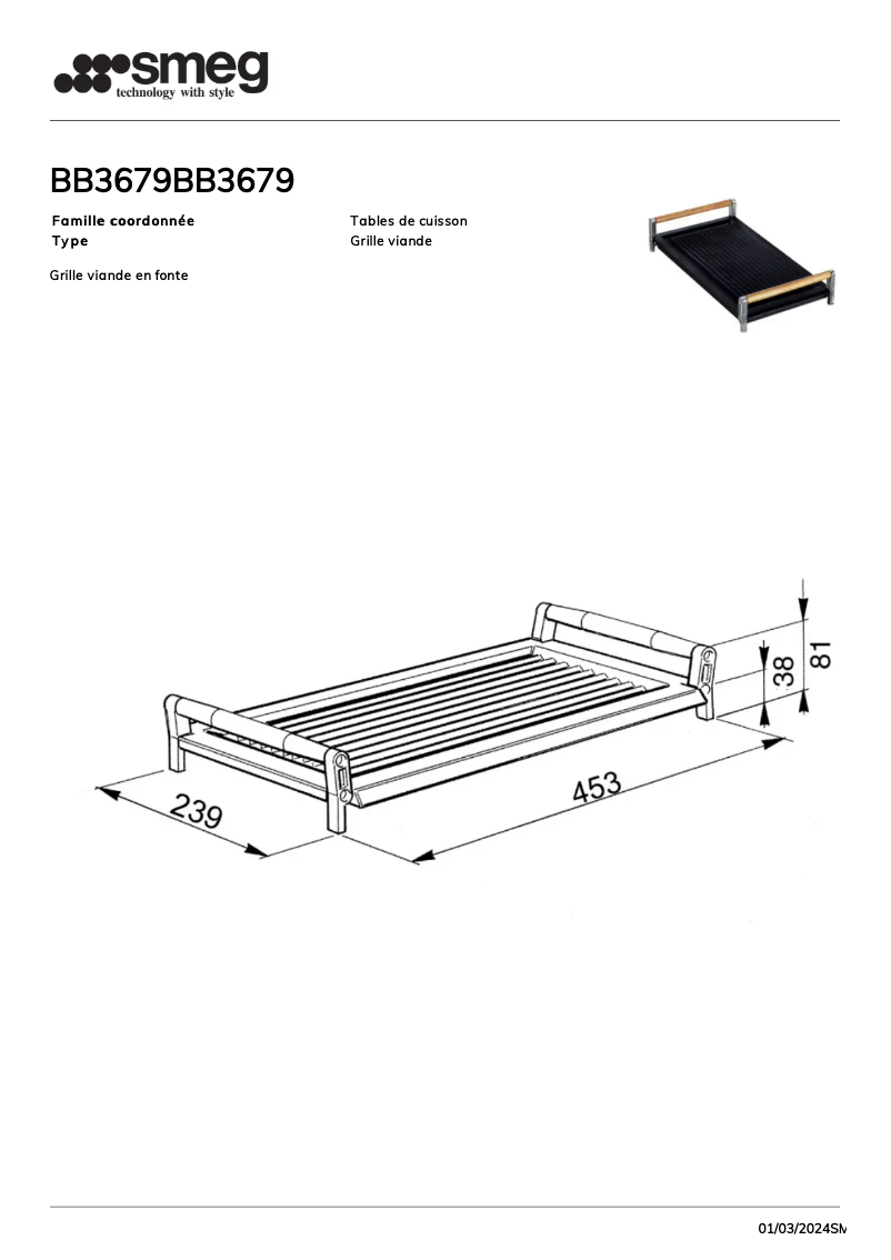 Imagen de la primera página del manual del dispositivo BB3679