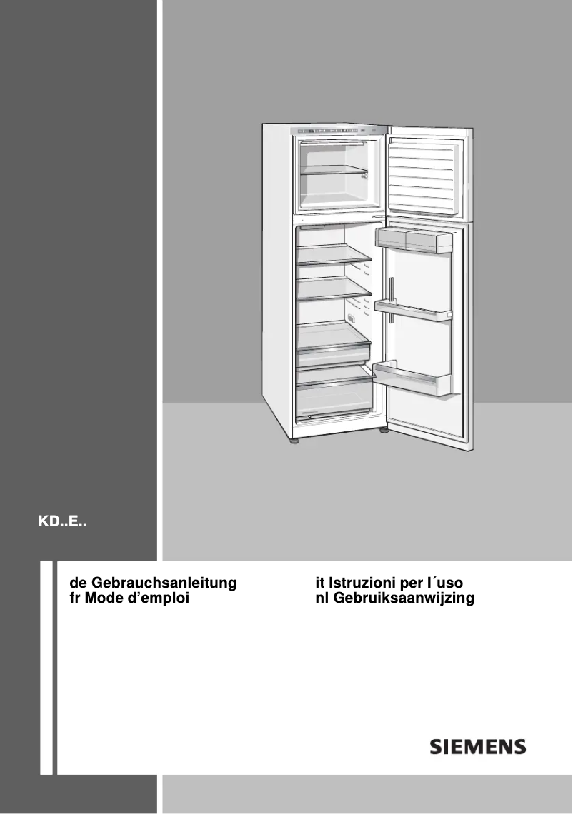 Image de la première page du manuel de l'appareil KD29EAW40