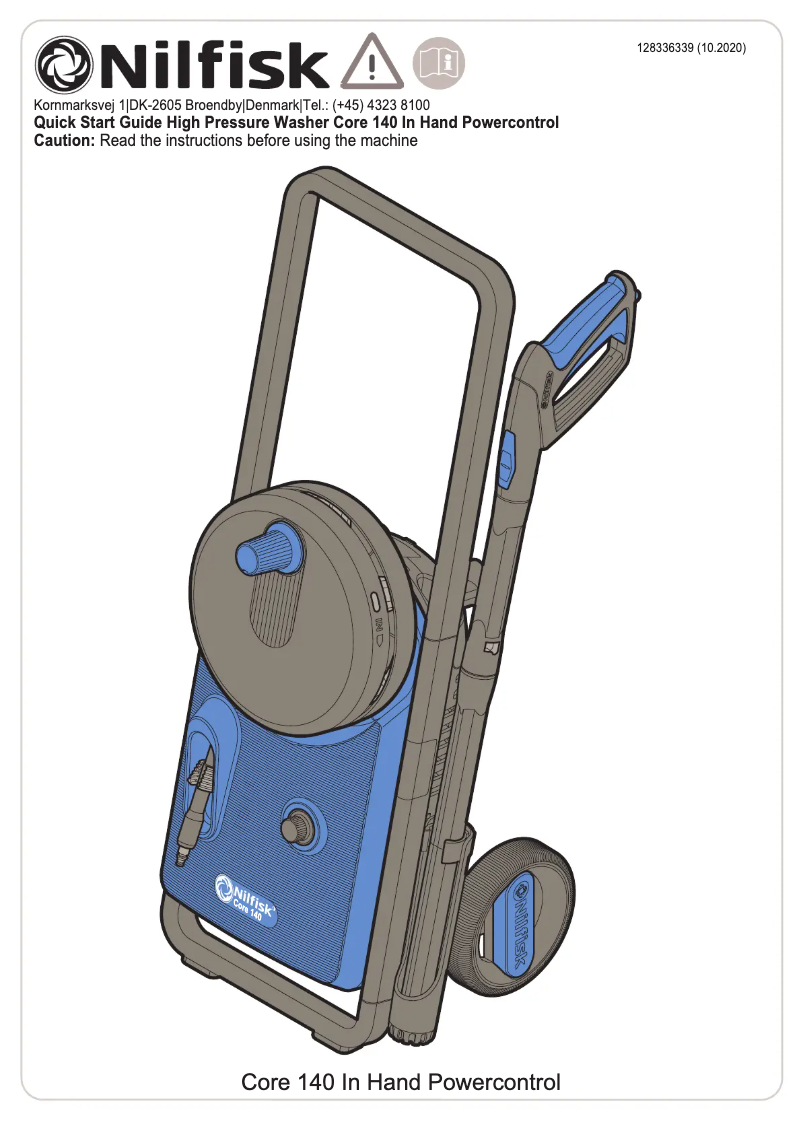 Image de la première page du manuel de l'appareil Core 140
