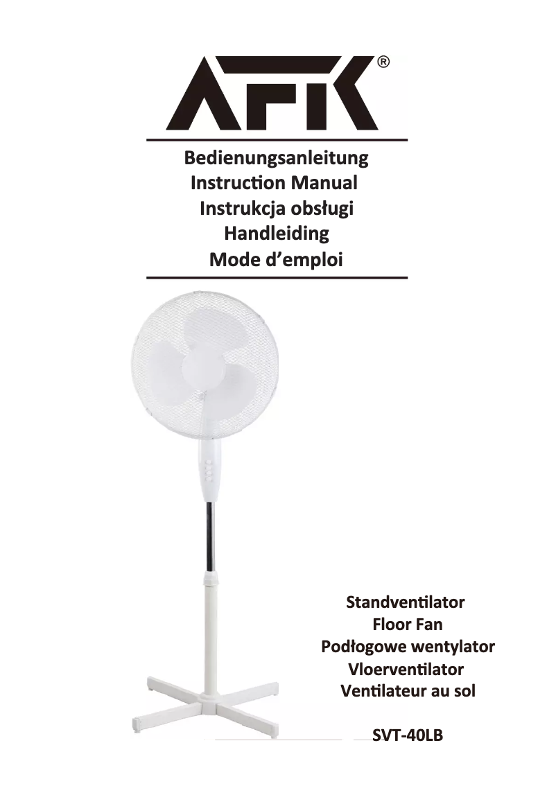 Page n°1 - Manuel utilisateur AFK SVT-40