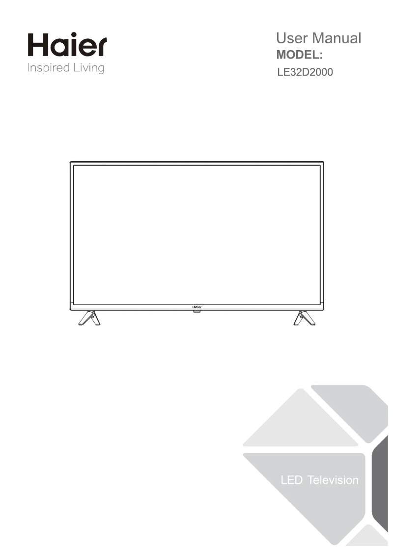 Image de la première page du manuel de l'appareil LE32D2000