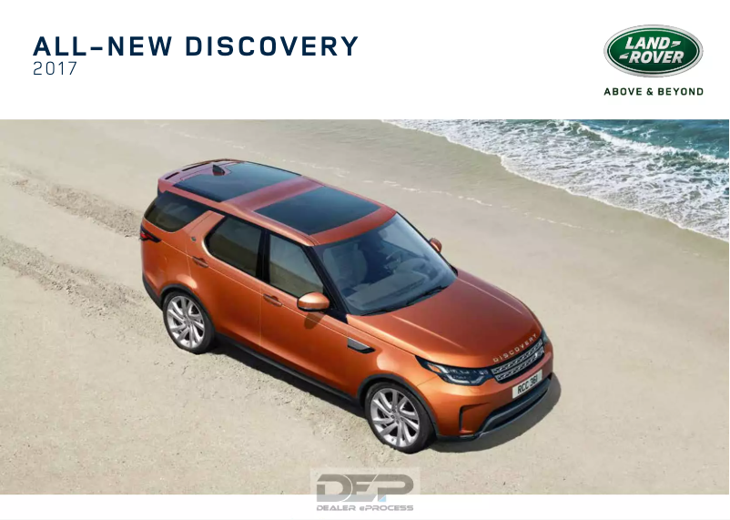 Page n°1 - Manuel utilisateur Land Rover Discovery (2017)